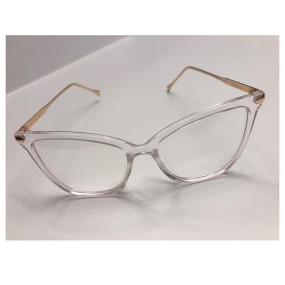 Clear Frames Gold Accent - Picture 2 of 4